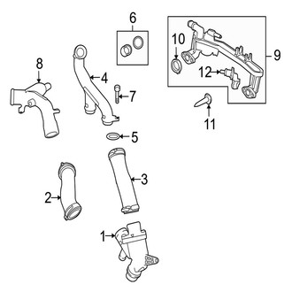 Jaguar OE - Cooling - Radiator & Components (Thermostat & Tubes)