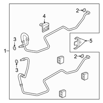 Jaguar OE - Cooling - Trans Oil Cooler Lines (Supercharged)