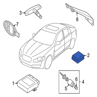 Jaguar OE - Tire Pressure Monitoring System (TPMS) Receiver