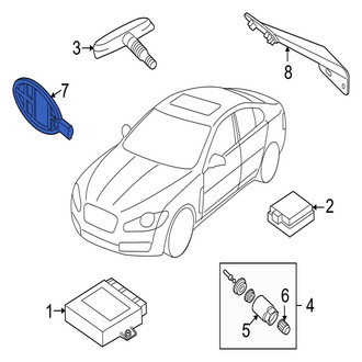 Jaguar OE - Tire Pressure Monitoring System (TPMS) Antenna