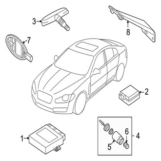 Jaguar OE - Electrical - Tire Pressure Monitor Components (Base / Portfolio / Supercharged)