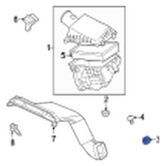 Jaguar OE - Air Filter Housing Grommet
