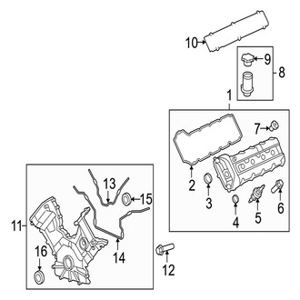 Jaguar OE - Engine - Valve & Timing Covers