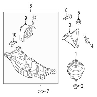 Jaguar OE - Engine & Transmission Mounting (Supercharged)