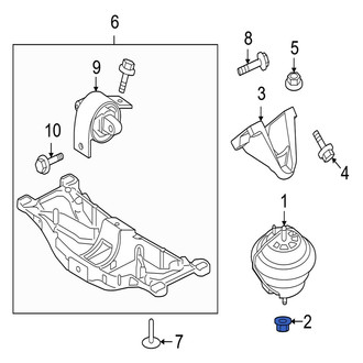 Jaguar OE - Steering Knuckle Nut