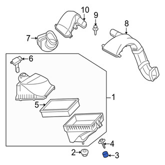 Jaguar OE - Air Filter Housing Grommet
