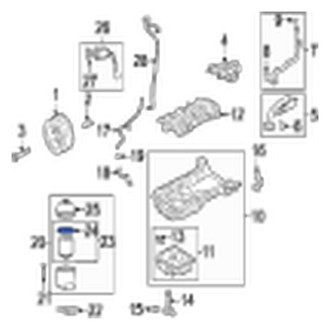 Jaguar OE - Engine Oil Filter Housing Cover Seal