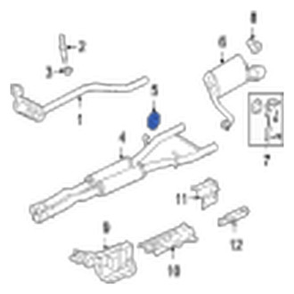 Jaguar OE - Exhaust System Hanger