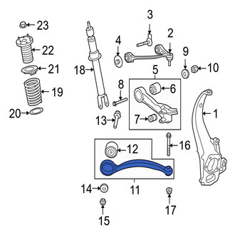 Jaguar OE - Front Left Lower Rearward Suspension Control Arm