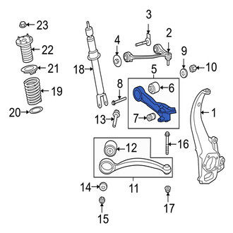 Jaguar OE - Front Left Lower Rearward Suspension Control Arm