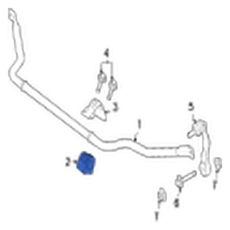 Jaguar OE - Front Suspension Stabilizer Bar Bushing