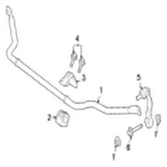 Jaguar OE - Front Suspension - Stabilizer Bar & Components (Base / Portfolio / Supercharged RWD)