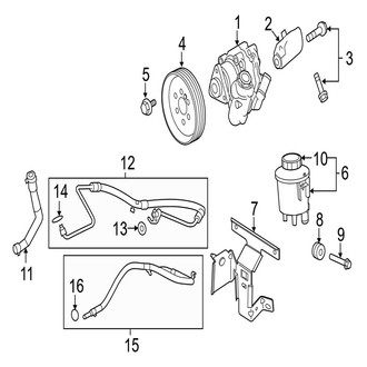 Jaguar OE - Steering Gear & Linkage - Pump & Hoses
