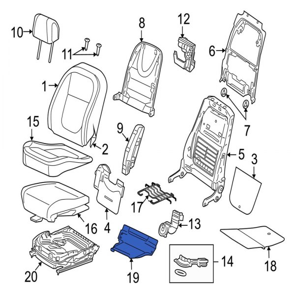 Seat Frame Trim Panel