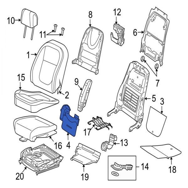 Seat Lumbar Support Cushion