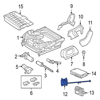 Jaguar OE - Left Power Seat Switch