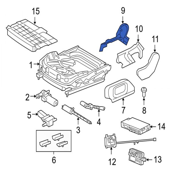 Seat Hinge Cover