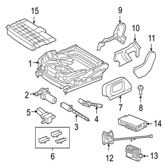 Jaguar OE - Seats & Tracks - Tracks & Components