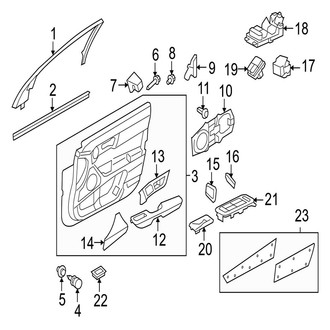 Jaguar OE - Front Door - Interior Trim