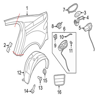 Jaguar OE - Quarter Panel & Components