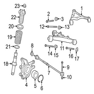 Jaguar OE - Rear Suspension - Suspension Components