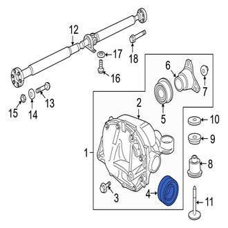 Jaguar OE - Rear Drive Axle Shaft Seal