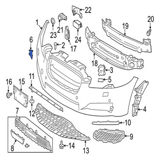 Jaguar OE - Front Right Tow Eye Cap
