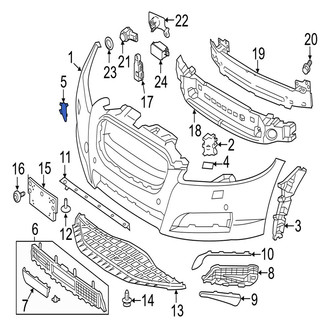 Jaguar OE - Front Right Tow Eye Cap