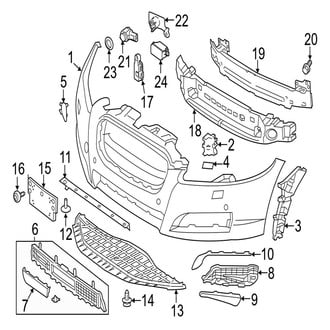 Jaguar OE - Front Bumper - Bumper & Components (With Sport Style), (Portfolio)