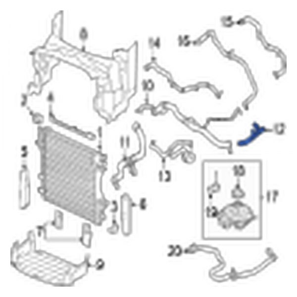 Engine Coolant Pipe