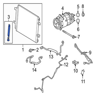 Jaguar OE - A/C Receiver Drier