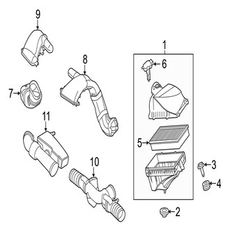 Jaguar OE - Engine - Air Intake (3.0L)