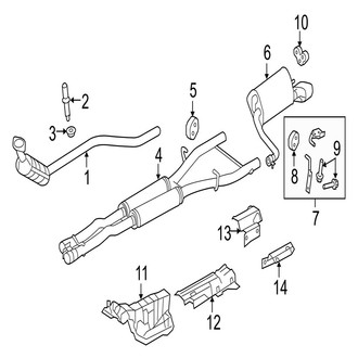 Jaguar OE - Exhaust System - Exhaust Components