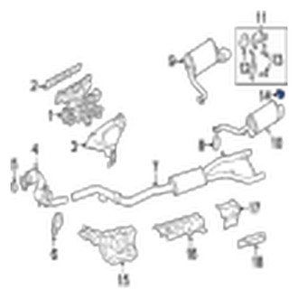 Jaguar OE - Exhaust System Hanger