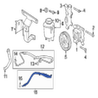 Jaguar OE - Power Steering Return Hose