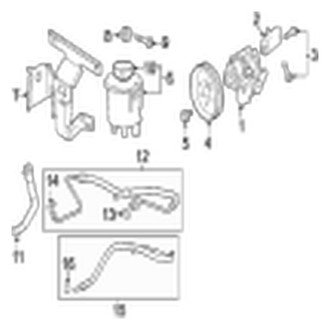 Jaguar OE - Steering Gear & Linkage - Pump & Hoses (3.0L)