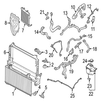Jaguar OE - Cooling - Radiator & Components (Radiator & Hoses)