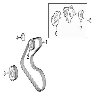 Jaguar OE - Cooling - Belts & Pulleys (Premium / Prestige / R-Sport / S 3.0L Gas)