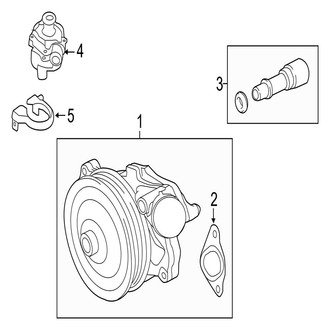 Jaguar OE - Cooling - Water Pump (Premium / Prestige / R-Sport / S 3.0L Gas)