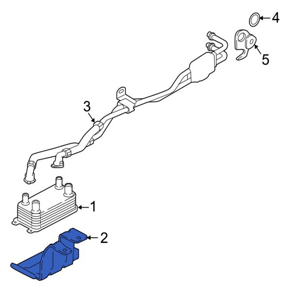 Automatic Transmission Oil Cooler Bracket