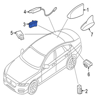 Jaguar OE - Left Antenna Amplifier