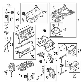 Jaguar OE - Engine Parts (3.0L Gas)