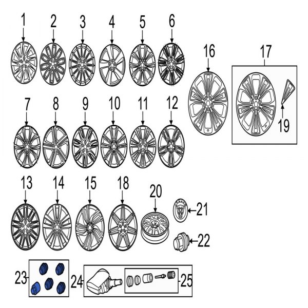 Wheel Lock Set