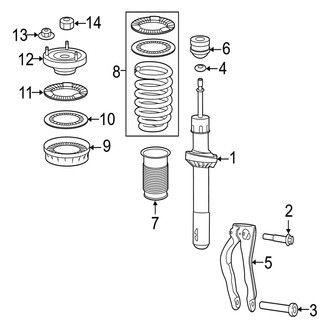 Jaguar OE - Front Suspension - Struts & Components (AWD)
