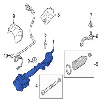 Jaguar OE - Rack and Pinion Assembly