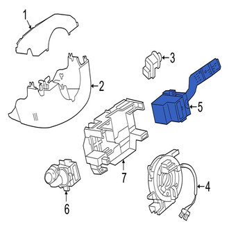 Jaguar OE - Wiper Switch