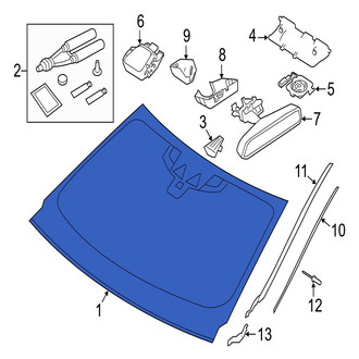 Jaguar OE - Front Windshield