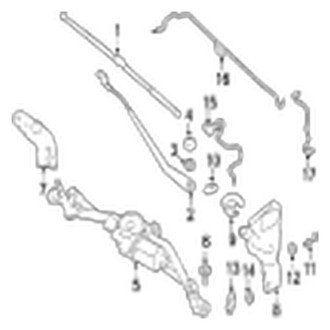 Jaguar OE - Windshield - Wiper & Washer Components