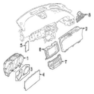 Jaguar OE - Instrument Panel - Cluster & Switches (300 Sport / Portfolio / Premium / Prestige / S / Sportbrake Prestige / Sportbrake S Gas)