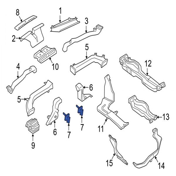 Jaguar OE T2H6173 Ambient Air Temperature Sensor